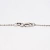 Picture of 14k White Gold & Diamond Infinity Symbol Necklace