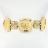 Picture of Coin bracelet, 5 coins 1/10 oz each, set 14 k yellow gold