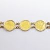 Picture of 14k Gold Animal Face Multi Coin Bracelet