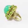 Picture of 18k Yellow Gold, Green Enamel & Chrysoprase Cabochon Ring