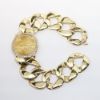 Picture of 1/2 Ounce Gold $25 Coin Bracelet With Diamond Bezel