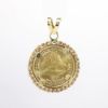 Picture of Gold Liberty 1/10 oz. Coin Pendant with 14k Rope Bezel 