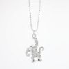 Picture of 14k White Gold & Diamond Monkey Necklace