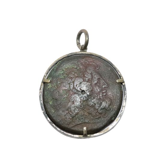 Picture of Ancient Greek Coin Pendant with Sterling Silver Bezel