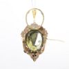 Picture of Antique Victorian 9k Tri-Colored Gold, Pearl & Turquoise Locket with Articulated Butterfly
