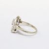 Picture of Vintage Mid Century 14k White Gold & Diamond Statement Ring