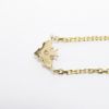 Picture of 14k Yellow Gold & Diamond Station Bee Necklace