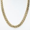 Picture of 18" 14k Yellow Gold Byzantine Chain Necklace with Jumbo Spring Ring Closure
