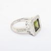 Picture of 14k Gold, Diamond & Channel Set Green Tourmaline Ring