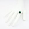 Picture of 18k White Gold, Green Synthetic Spinel and Diamond Ring