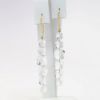 Picture of 14k Yellow Gold & Faceted White Topaz Dangle Earrings