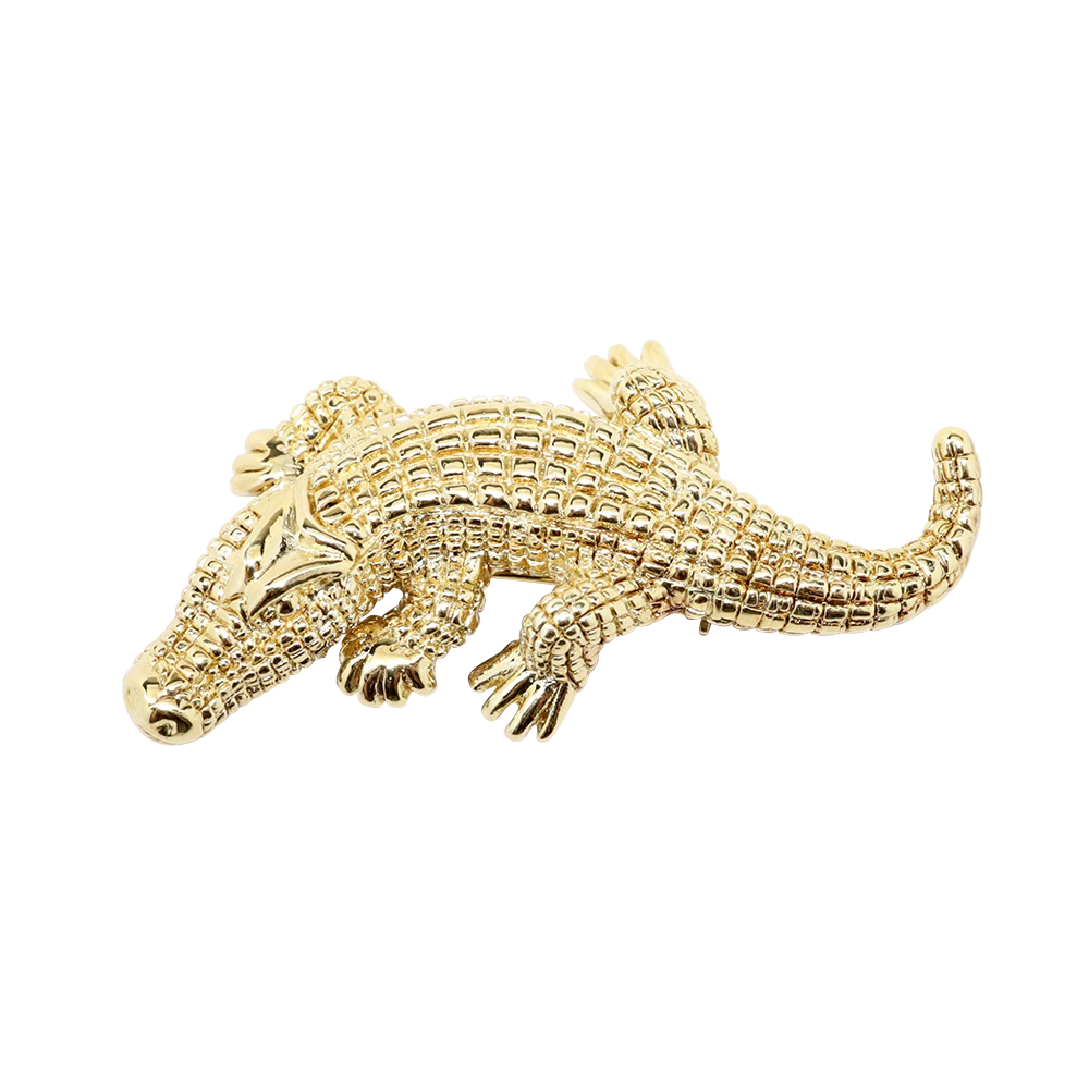 Shops alligator brooch