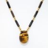 Picture of 14k Yellow Gold & Tiger's Eye Beaded Necklace