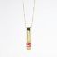 Picture of 14k Yellow Gold & Square Cut Pink Tourmaline Pendant Necklace