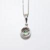 Picture of 14k White Gold Necklace with Diamond & Alexandrite Pendant
