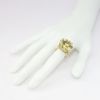 Picture of Fancy Brilliant cut Citrine ring, 14k yellow gold