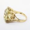 Picture of Fancy Brilliant cut Citrine ring, 14k yellow gold