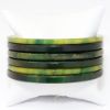 Picture of Vintage Set of Six Creamed Spinach Green Stacking Bakelite Bangle Bracelets