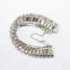 Picture of Vintage 1950's Signed Weiss Thick Clear Rhinestone Bracelet