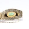 Picture of Vintage Chinese Export Gilt Silver Filigree, Cloisonné Enamel & Jade Cabochon Bracelet