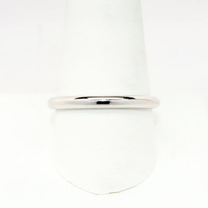 Picture of 14k White Gold 2mm Wide Men's Wedding Band