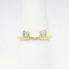 Picture of 14k Yellow Gold & Baguette Cut Diamond Ring Enhancer Band