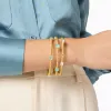 Picture of Nassau Stone Bangle in Iridescent Capri Blue