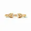 Picture of Nassau demi cuff in iridescent clear crystal