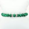 Picture of AXION Malachite and Sterling Silver Beaded Men's Bracelet