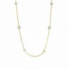 Picture of Aquitaine Station Necklace in aquamarine blue