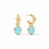 Picture of Nassau hoop & charm earing