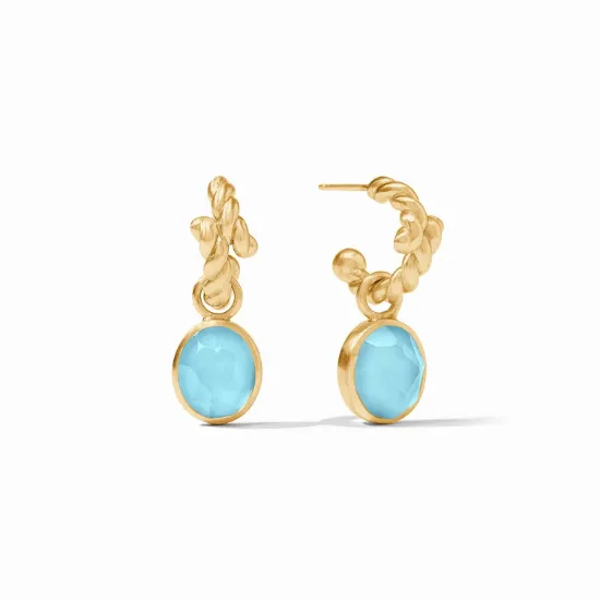 Picture of Nassau hoop & charm earing