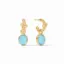 Picture of Nassau hoop & charm earing