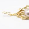 Picture of 14k Yellow Gold Pearl Necklace Enhancer Pendant with Solitary Pearl & Diamond Accents