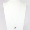 Picture of 14k Yellow Gold & Grey Solitaire Pearl Necklace