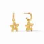 Picture of Julie Vos Sanibel Starfish Hoop & Charm Earrings