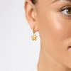 Picture of Julie Vos Sanibel Starfish Hoop & Charm Earrings