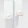 Picture of Black & White South Seas Pearl Necklace and Earring Set with White Gold & Diamond Clasp