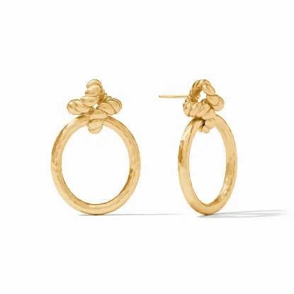 Picture of Julie Vos Nassau Doorknocker Earrings