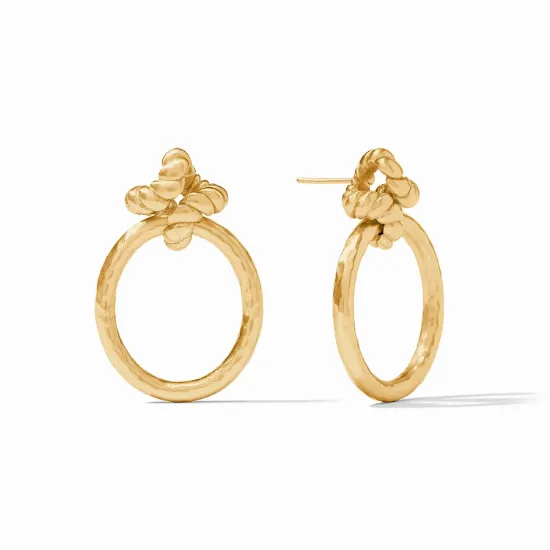 Picture of Julie Vos Nassau Doorknocker Earrings