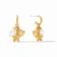 Picture of Julie Vos Sanibel Trio Hoop & Charm Earrings - Starfish, Scallop, & Shell Pearl Charms