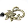 Picture of Heidi Daus 'Perennial Favorite' Black Beaded with Pavé Crystal Flower Toggle Closure Necklace