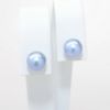 Picture of 18k Yellow Gold & Blue Pearl Solitaire Earrings