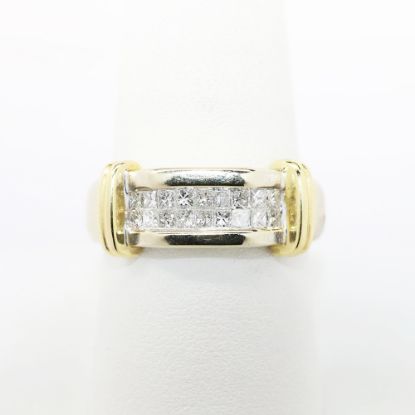 Picture of 14k Two-Tone Gold & 0.36ct Diamond Men's Ring