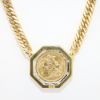 Picture of 1889 Sovereign Coin Pendant Necklace with 18k Yellow Gold and Diamond Bezel