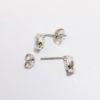 Picture of 14k White Gold & 0.33ct Diamond Solitaire Earrings