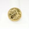 Picture of 14k Yellow Gold Sovereign Coin Ring