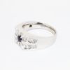 Picture of 14k White Gold, Sapphire & Diamond Men's Ring