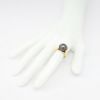 Picture of 14k Yellow Gold & Large Black South Sea Black Pearl Ring