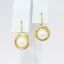 Picture of 18k Yellow Gold & Pearl Solitaire Drop Earrings